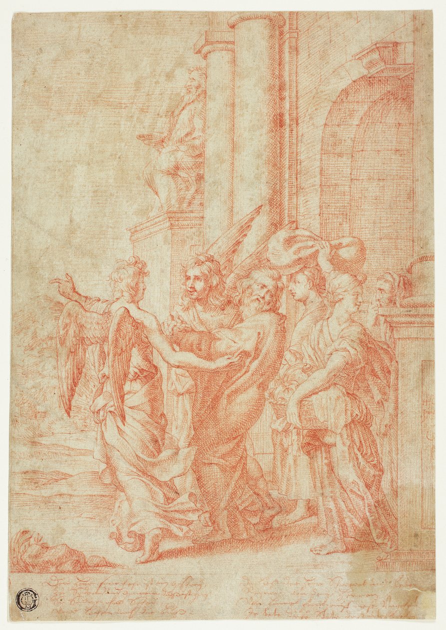 Loth et sa famille quittant Sodome - Peter Paul Rubens