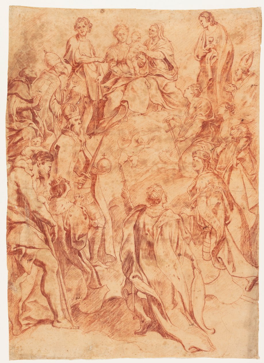 Maria mit dem Kind und Heiligen - Peter Paul Rubens