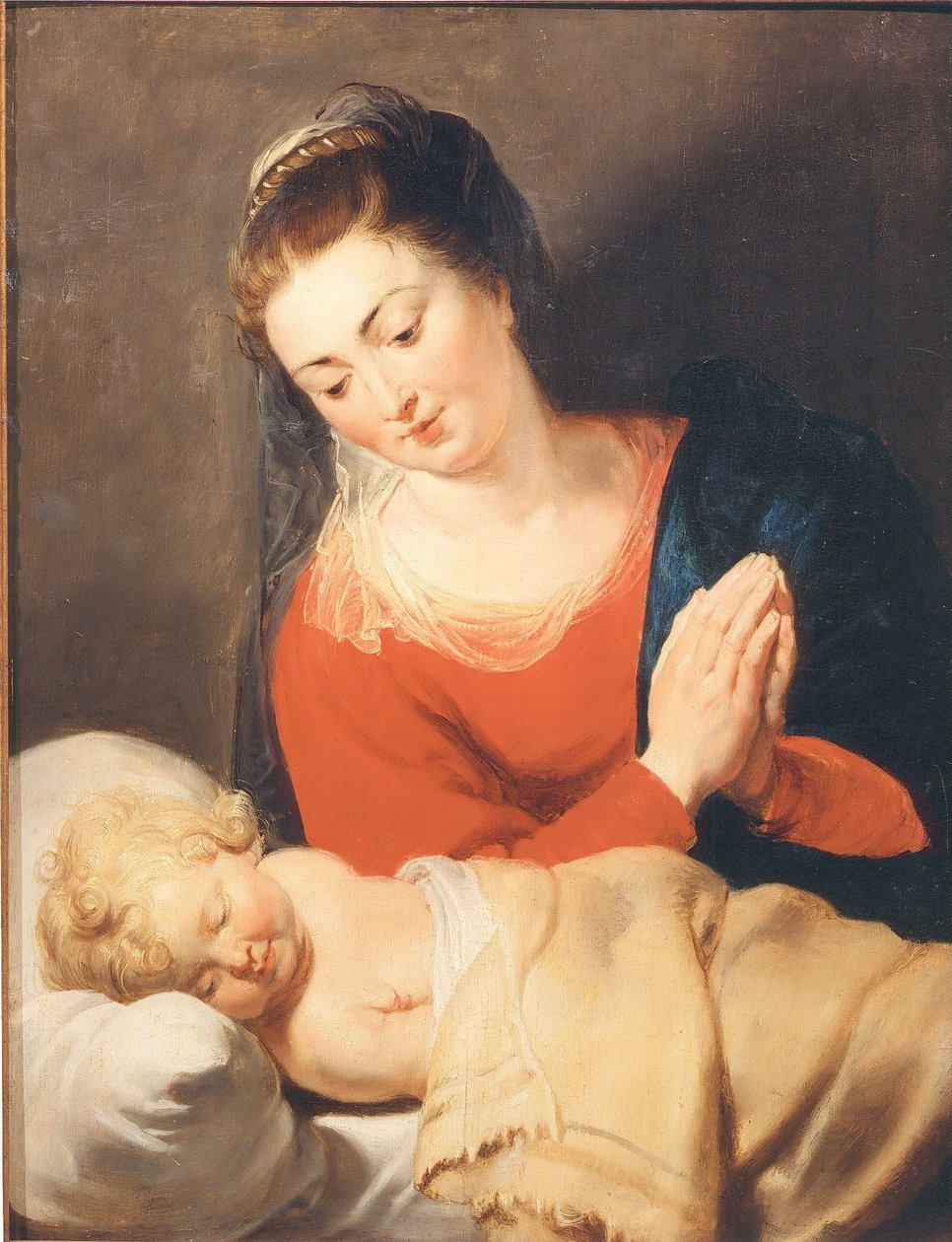 Marie devant l