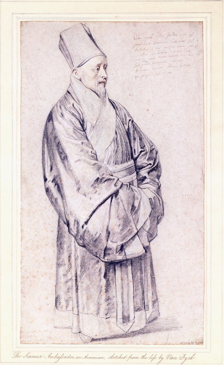 Portrait de Nicolas Trigault S.J. en costume chinois - Peter Paul Rubens