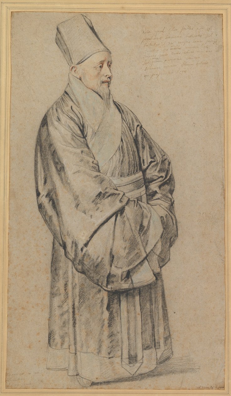 Portrait de Nicolas Trigault en costume chinois - Peter Paul Rubens