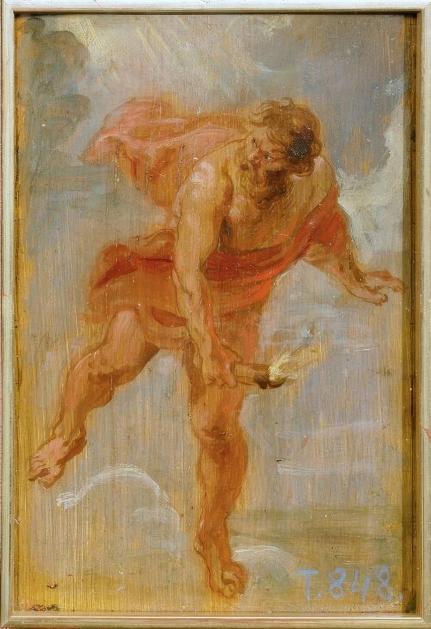 Prométhée apporte le feu sur Terre - Peter Paul Rubens