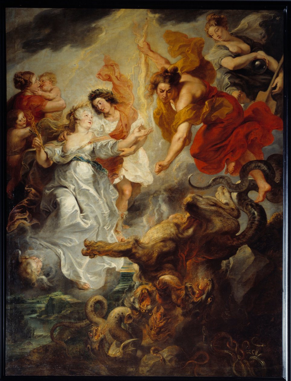 Réconciliation de la reine Marie de Médicis et de son fils Louis XIII après la mort de Concini, 15 décembre - Peter Paul Rubens