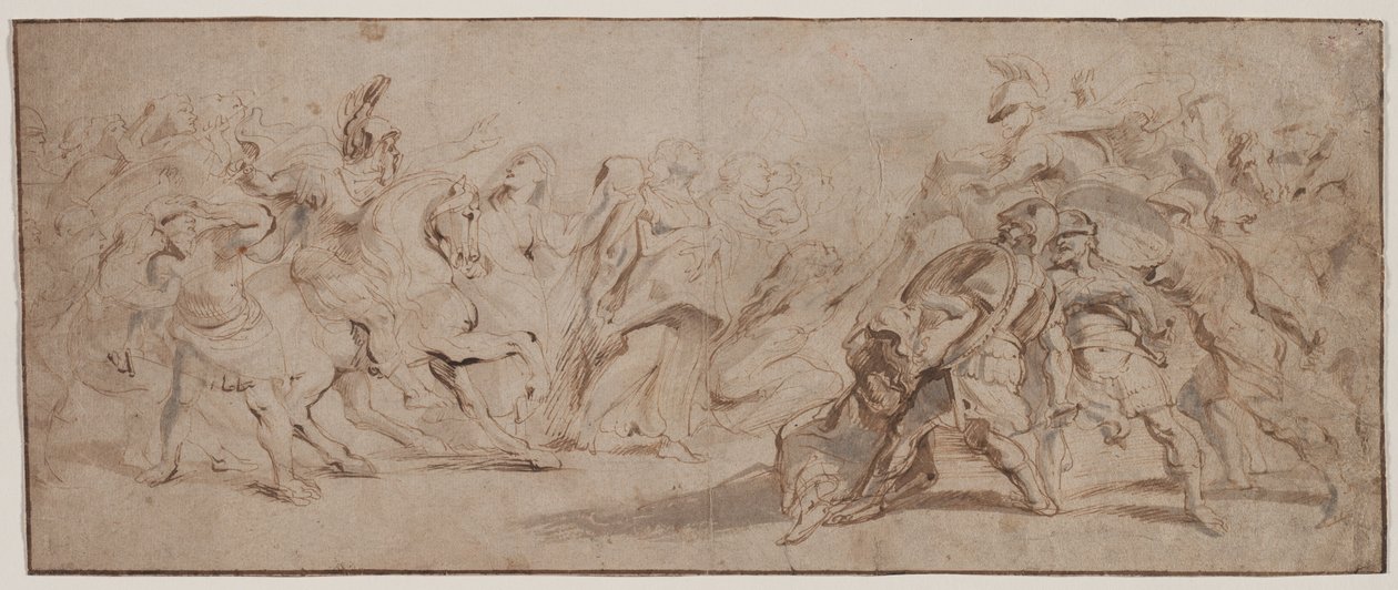 Réconciliation des Romains et des Sabins, vers 1632-1635 - Peter Paul Rubens