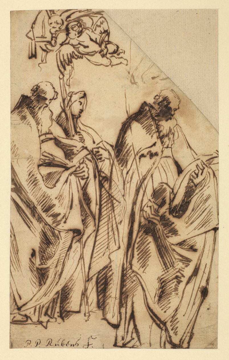 Saint Amandus et Sainte Walpurga, vers 1610 - Peter Paul Rubens