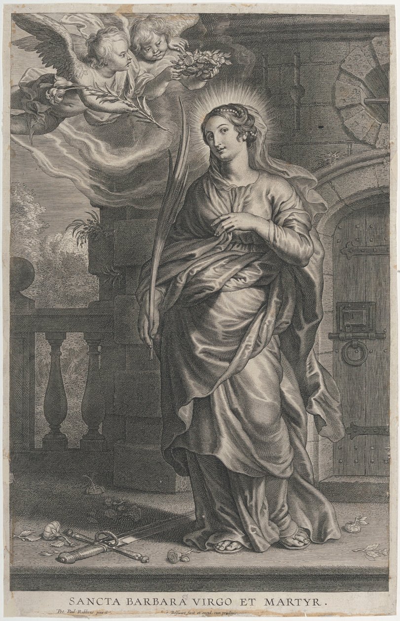 Saint Barbara - Peter Paul Rubens
