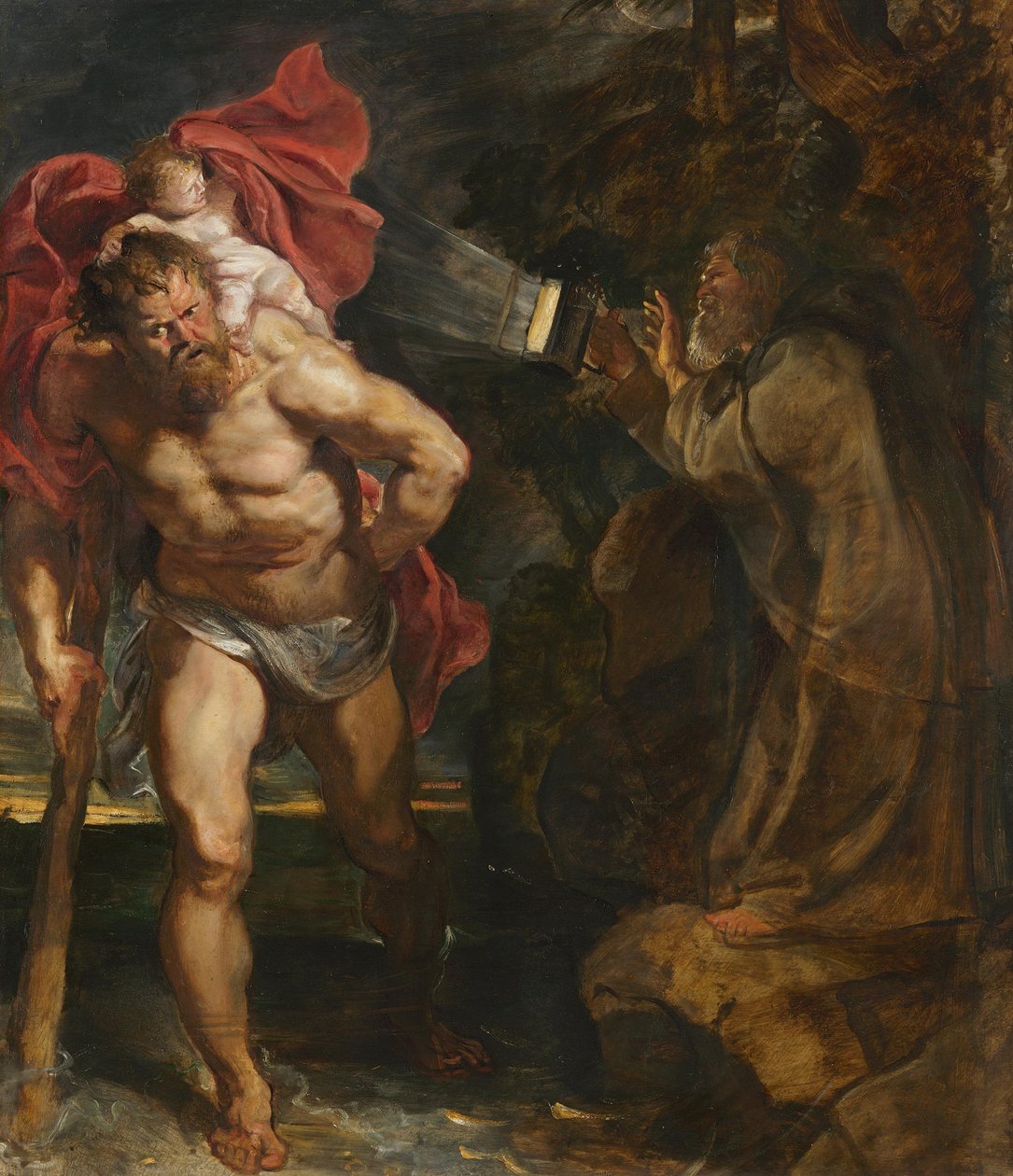 Saint Christophe et l’ermite - Peter Paul Rubens