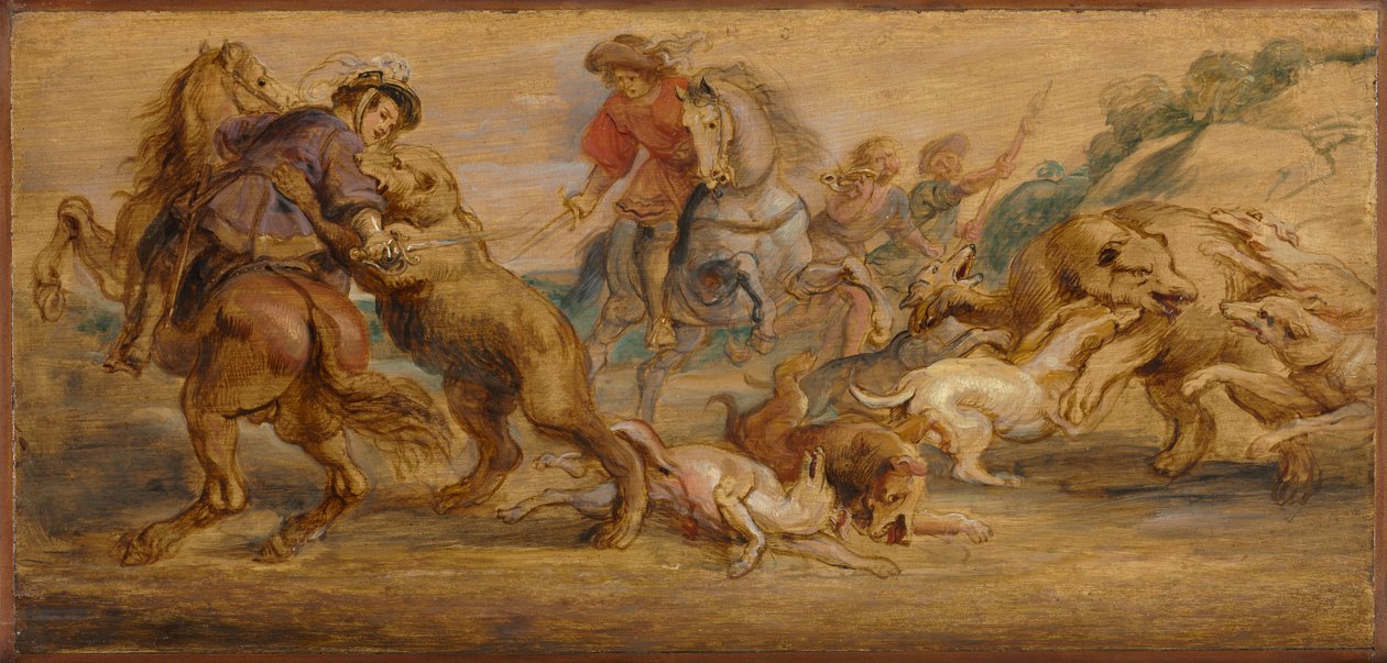 Étude pour La Chasse à l