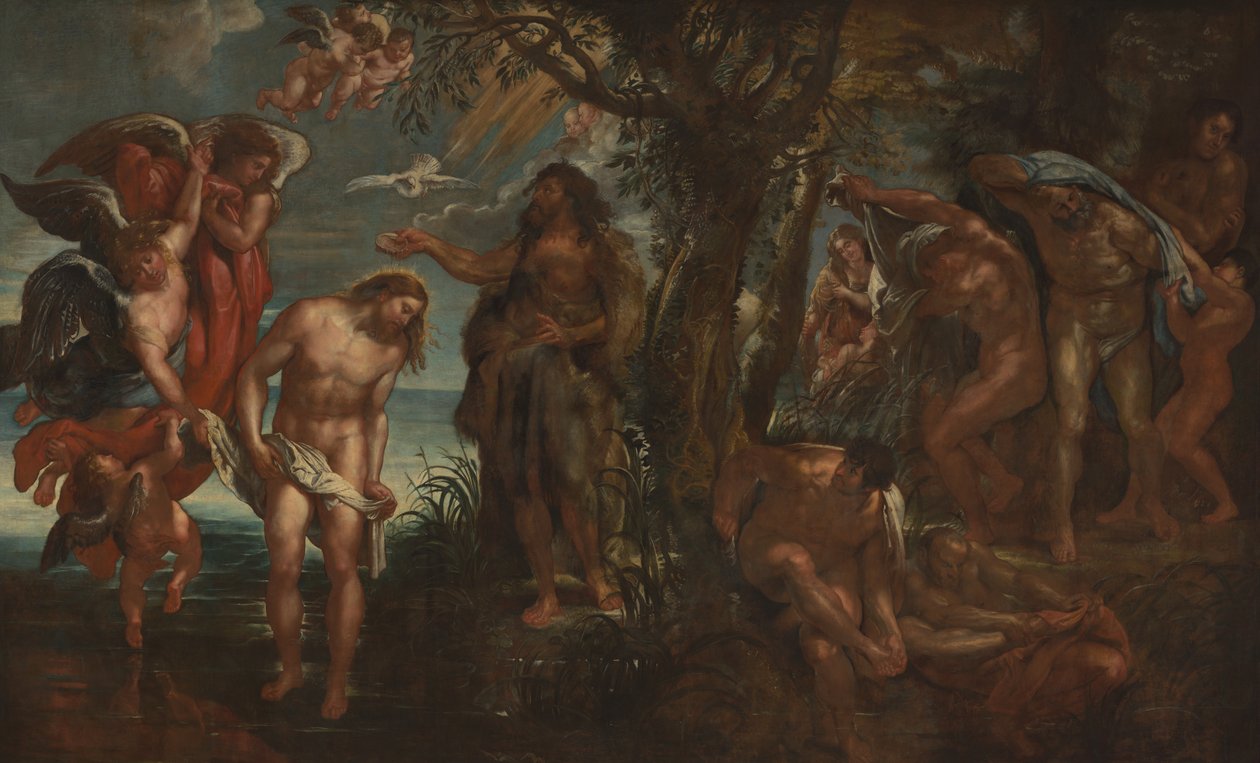 Le Baptême du Christ - Peter Paul Rubens