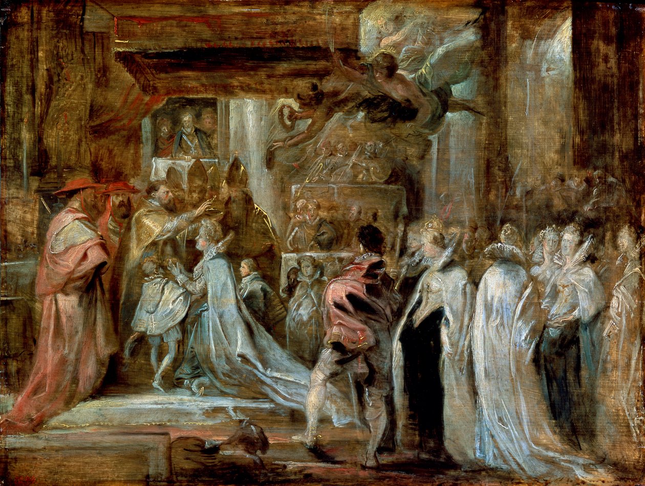Le couronnement de Marie de Médicis, 1622 - Peter Paul Rubens