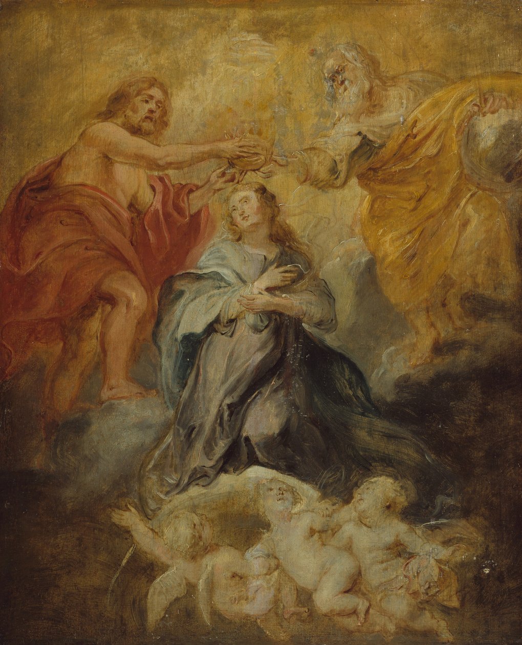 Le Couronnement de la Vierge, vers 1632-33 - Peter Paul Rubens