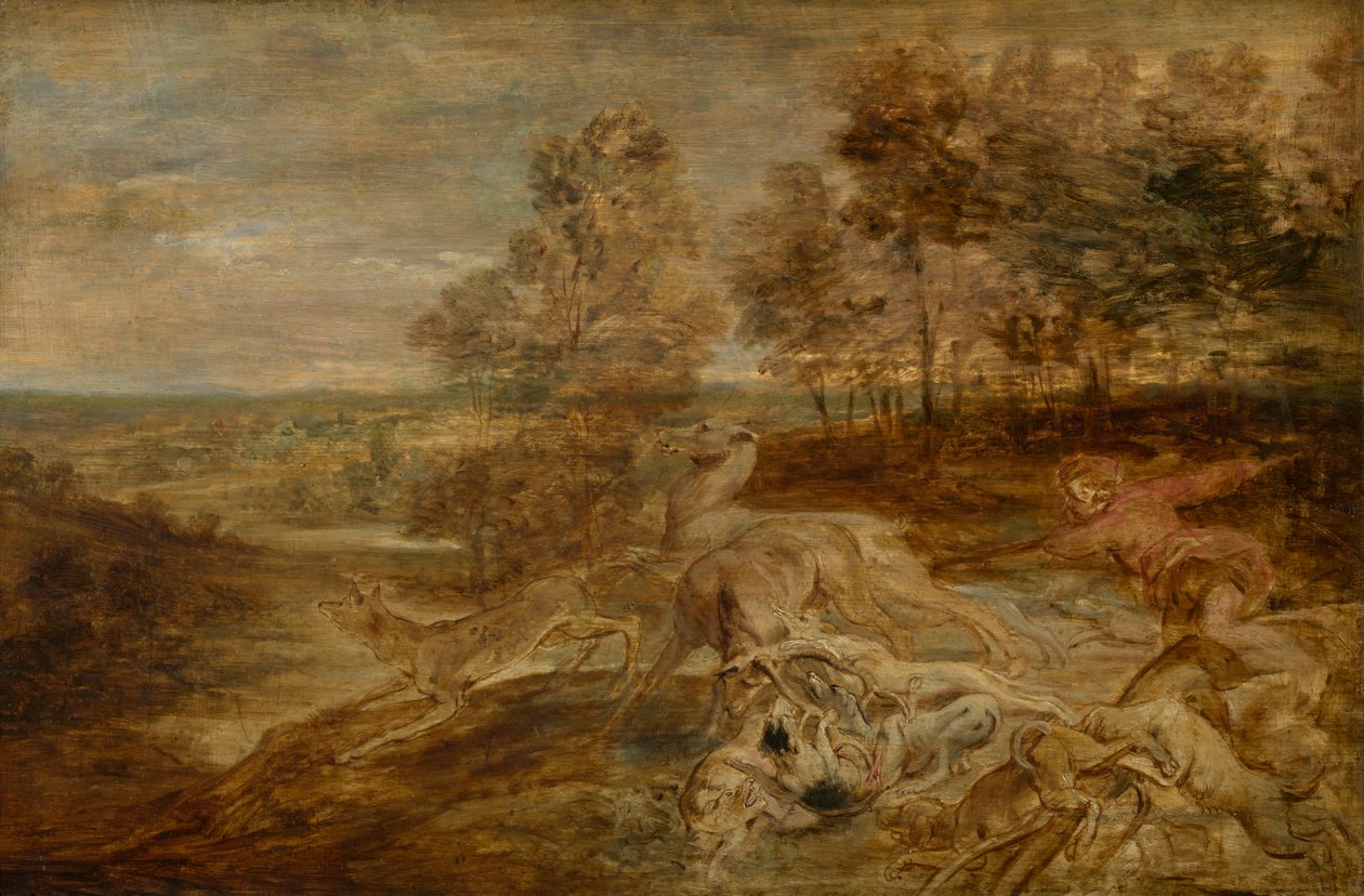 La chasse au cerf - Peter Paul Rubens