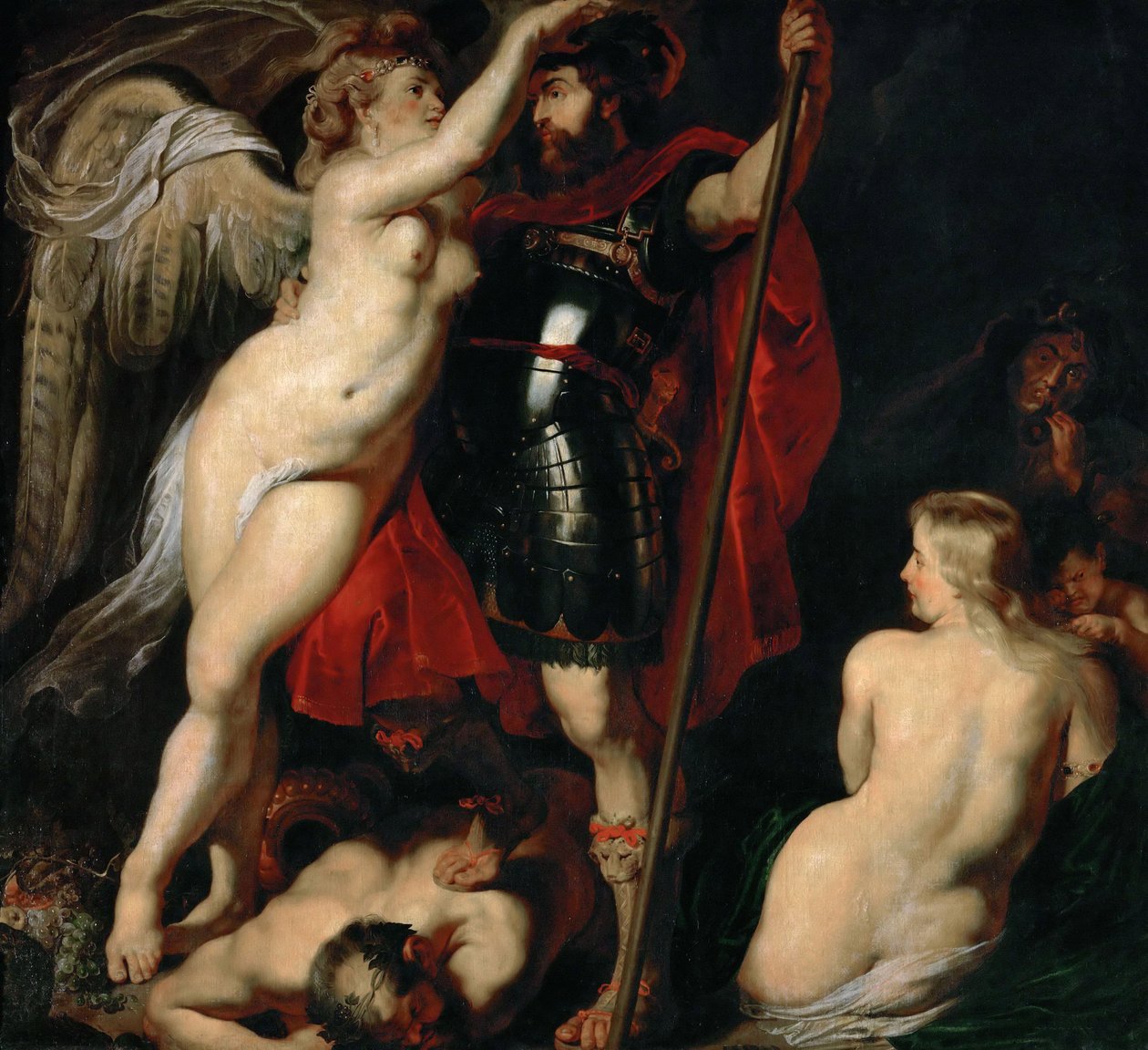 Le Héros de la Vertu Mars, couronné par la Déesse de la Victoire, vers 1616 - Peter Paul Rubens