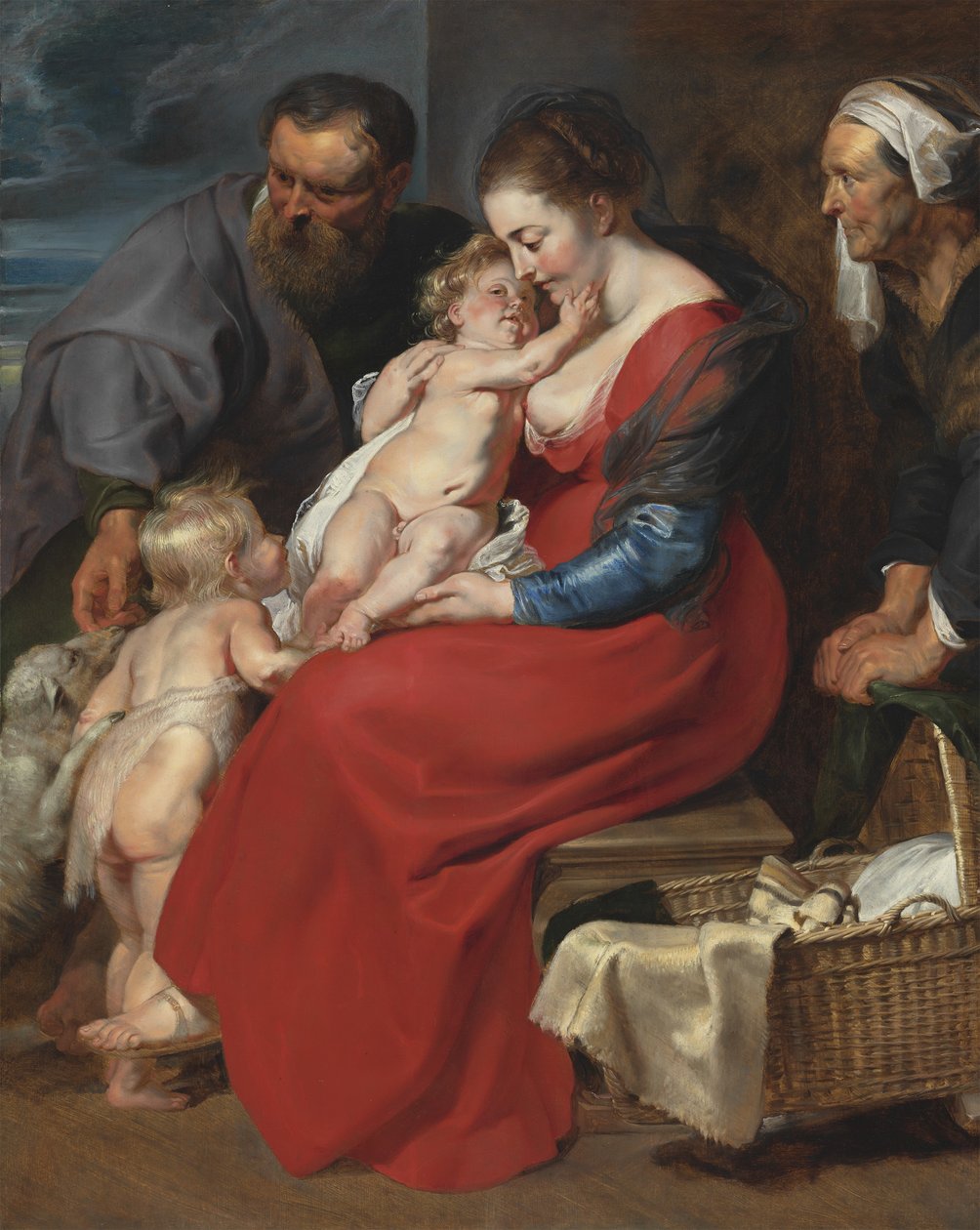 La Sainte Famille avec Sainte Élisabeth et Jean-Baptiste, c.1615 - Peter Paul Rubens