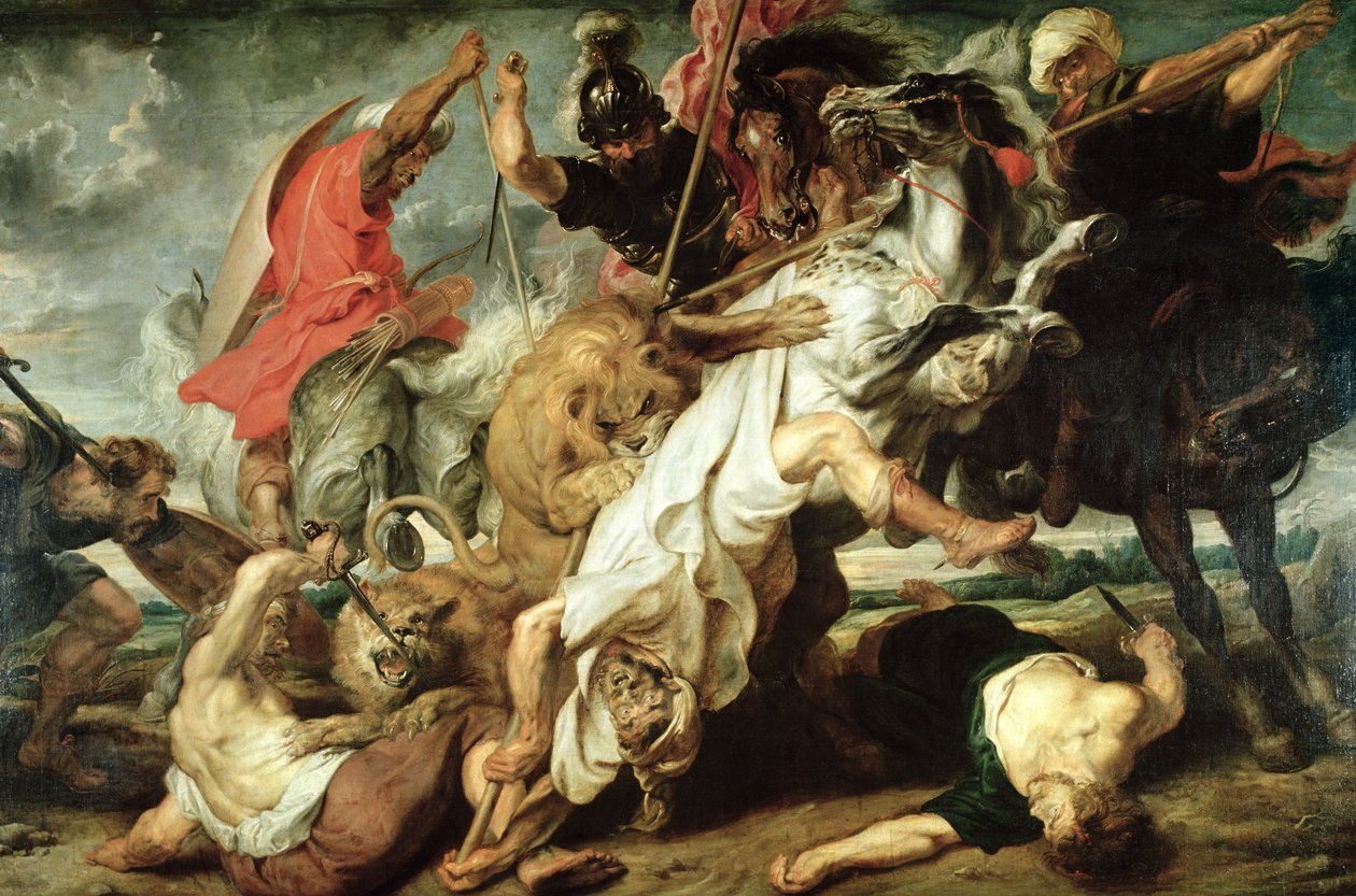 La chasse au lion - Peter Paul Rubens