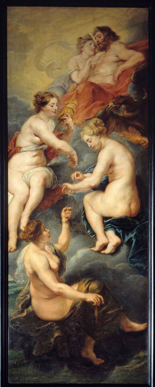 Les Parques filant le destin de Marie de Médicis - Peter Paul Rubens