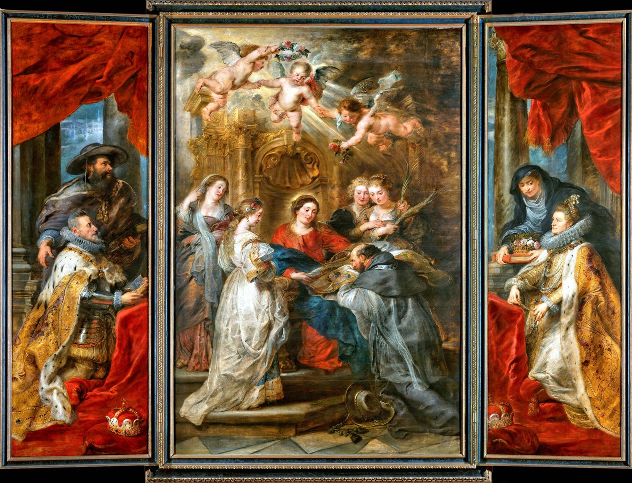 Le triptyque de saint Ildefonse - Peter Paul Rubens
