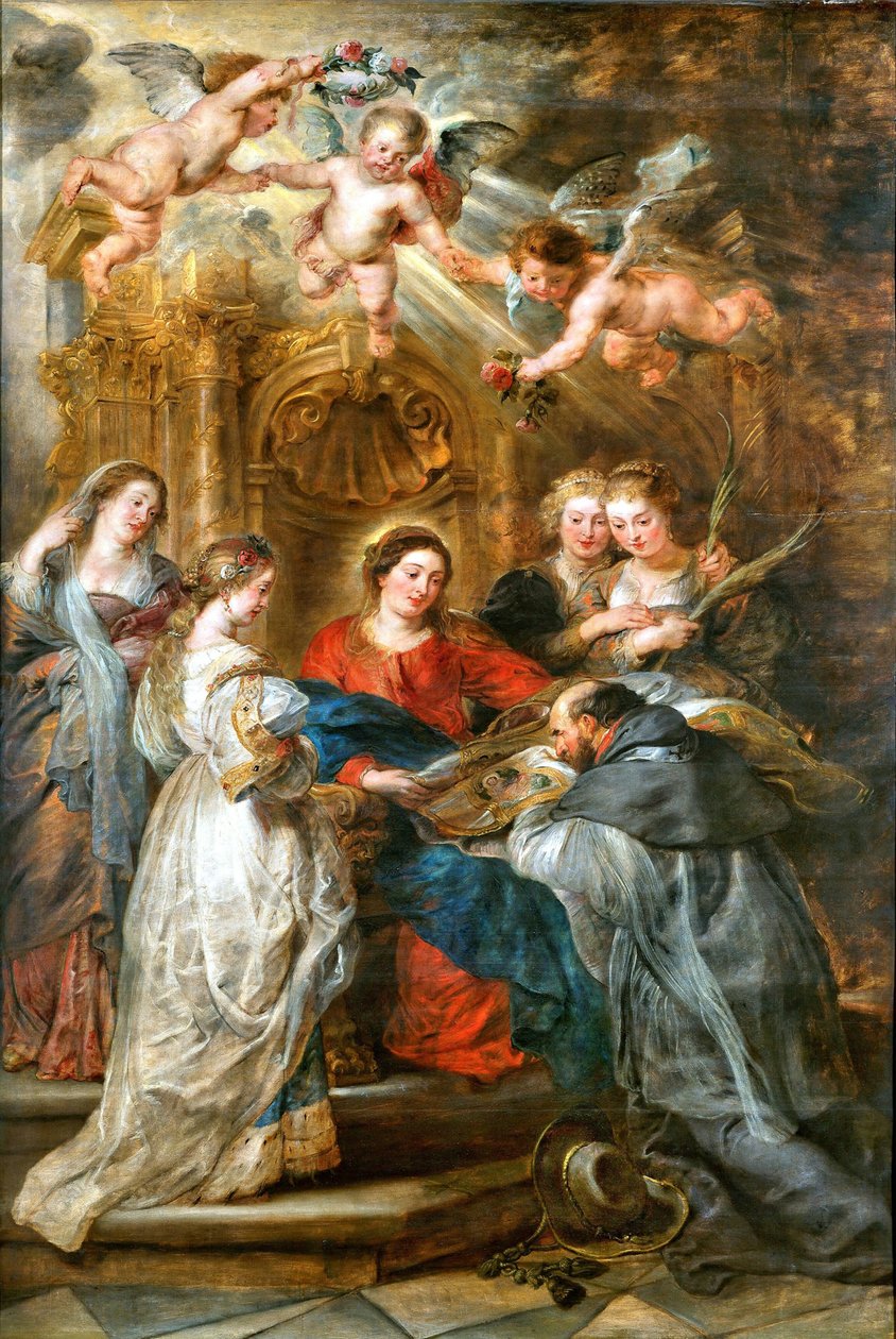 Le triptyque de saint Ildefonse - Peter Paul Rubens