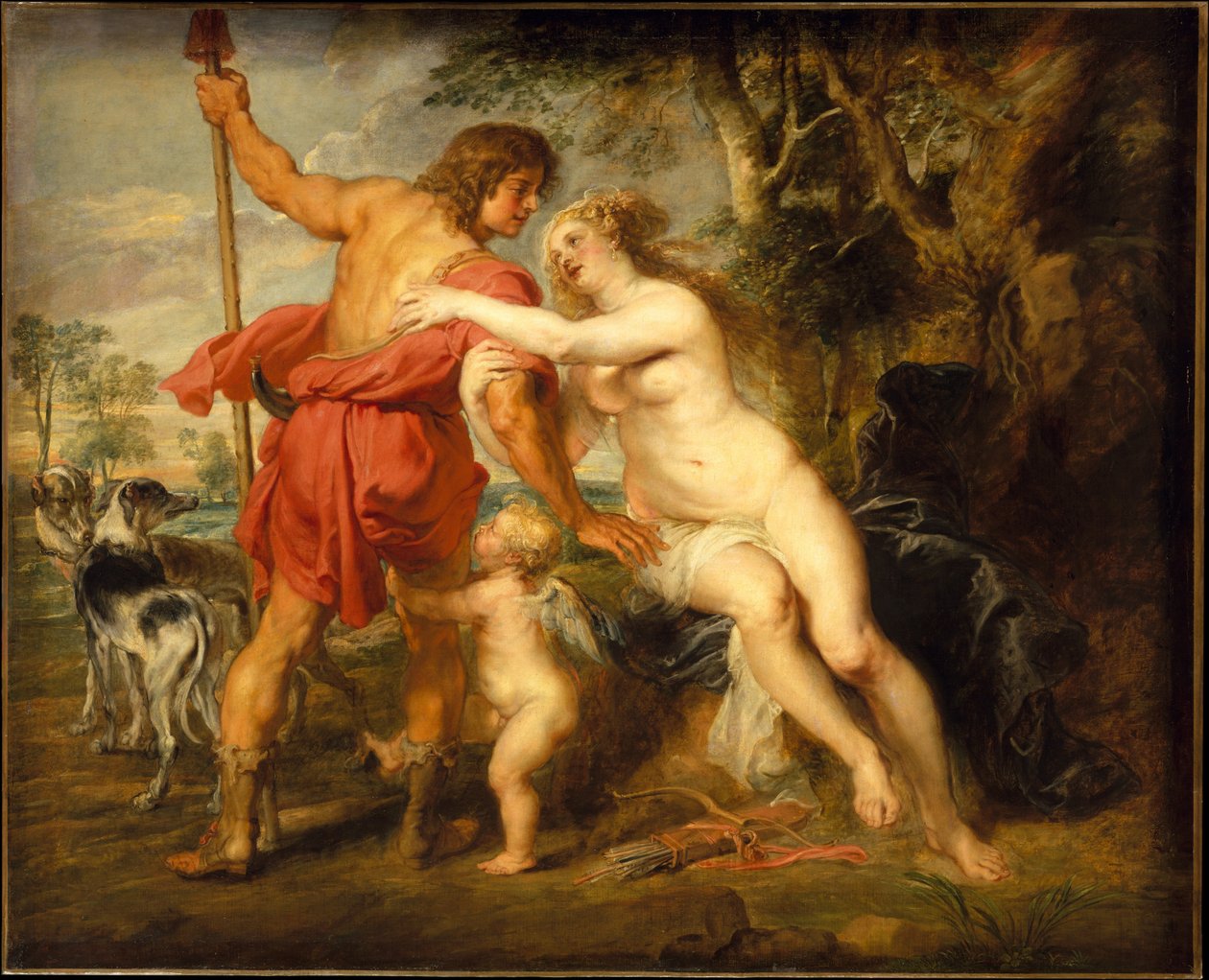 Vénus et Adonis - Peter Paul Rubens