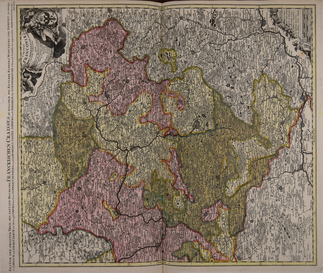 Circuli Franconiae pars orientalis et potior novissimè delineata ... - Peter Schenk the Elder