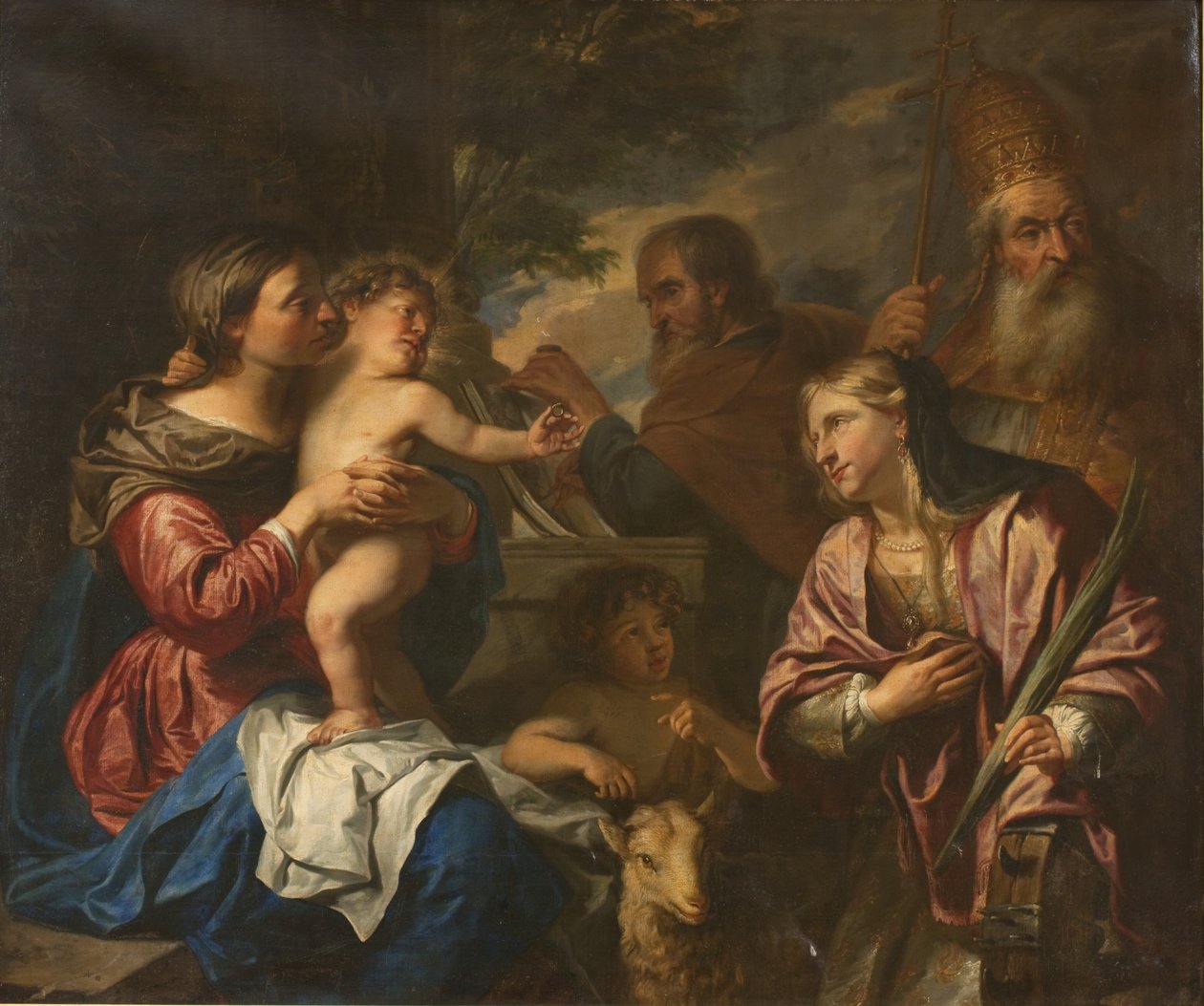 Le mariage mystique de Sainte Catherine - Peter Thys
