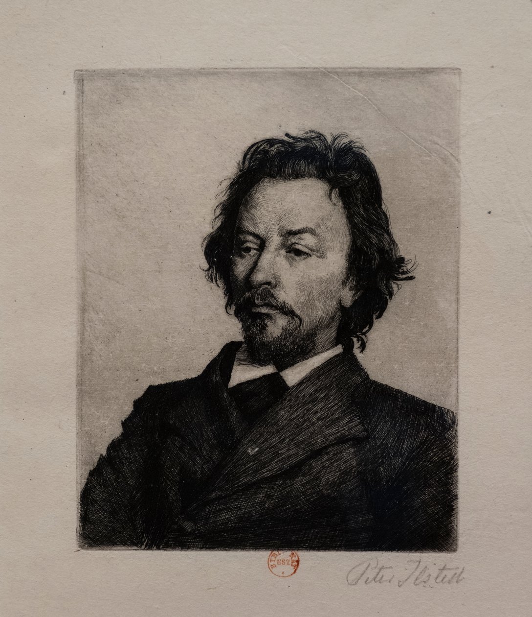Portrait de Vilhelm Hammershoi, vers 1899 - Peter Vilhelm Ilsted
