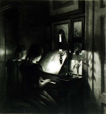 Les filles au piano - Peter Vilhelm Ilsted