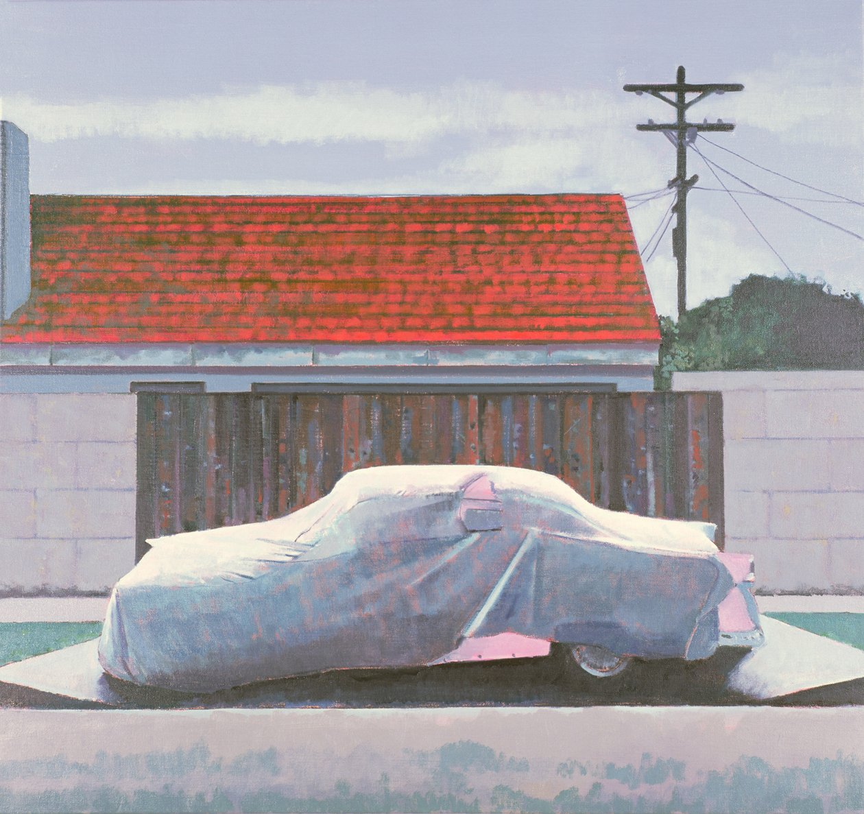 Ghost Car 2, Los Angeles, USA, 2002 (huile sur lin) - Peter Wilson