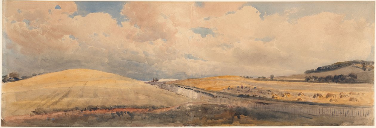 Champs de blé près de la gare de Tring, Hertfordshire - Peter de Wint