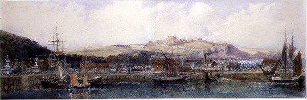 Douvres depuis le ferry - Peter de Wint