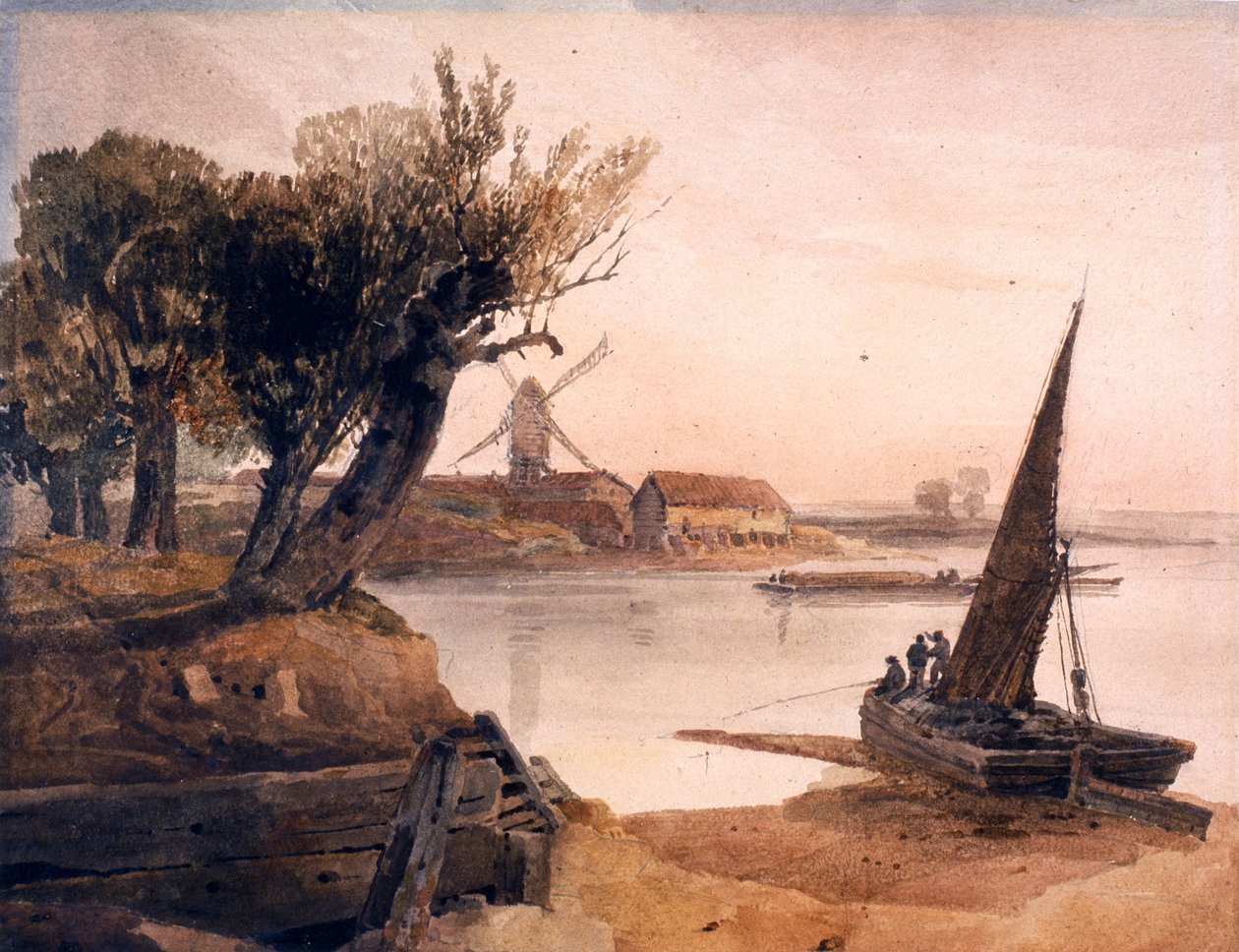 Sur la rivière Witham - Peter de Wint
