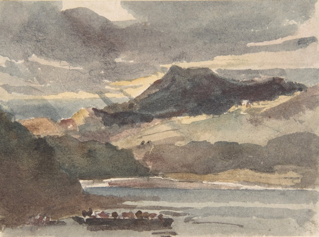 Étude pour Le Ferry, après 1829 - Peter de Wint