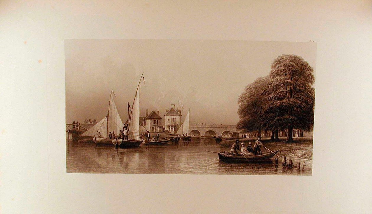 Vue de Folly Bridge en l