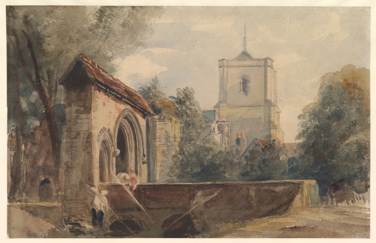 Abbaye de Waltham, Essex - Peter de Wint