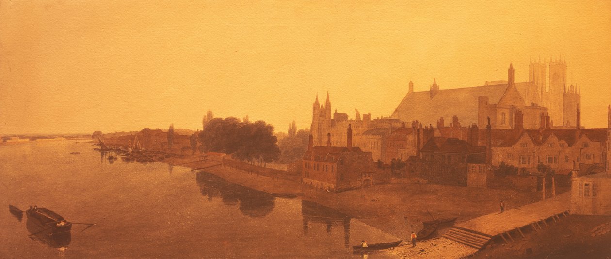 Abbaye de Westminster et Hall et anciennes maisons du Parlement - Peter de Wint