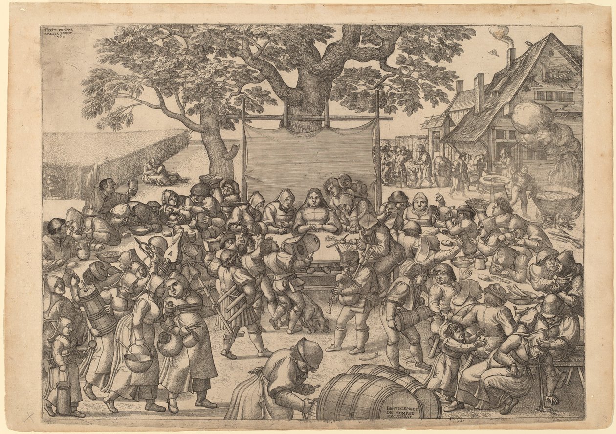 Le Grand Festin Rustique de Mariage - Peter van der Borcht