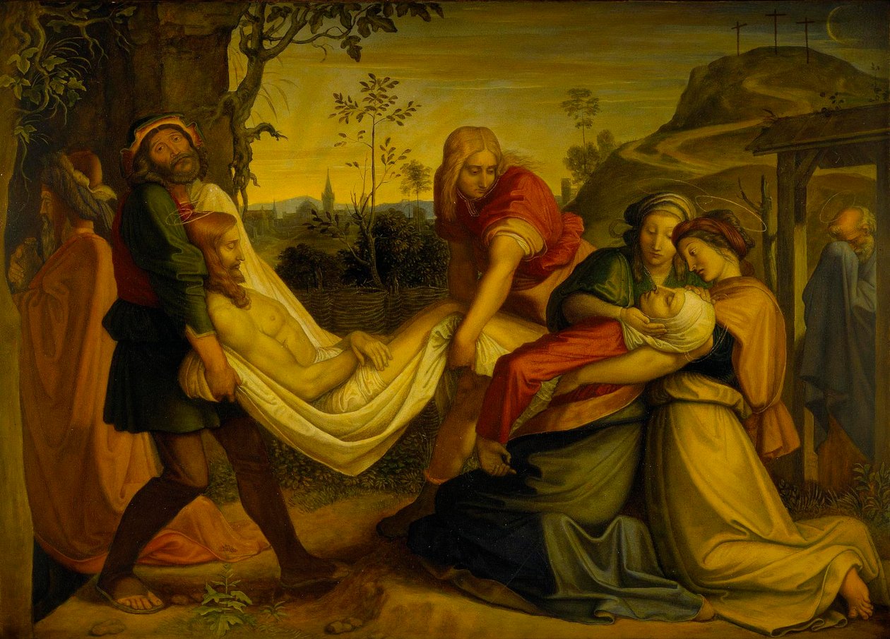 La Mise au tombeau du Christ - Peter von Cornelius