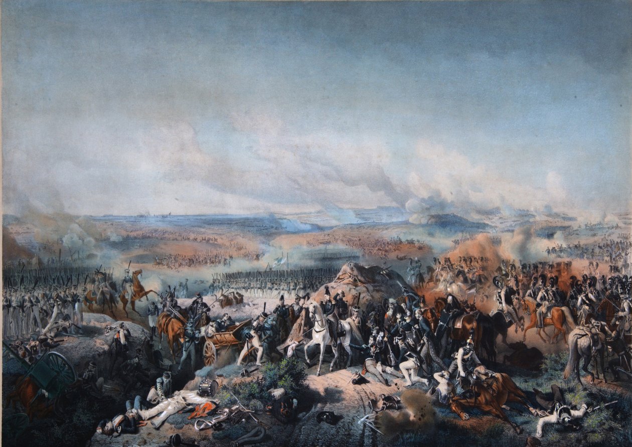 La bataille de Borodino le 26 août 1812, premier quart du 19ème siècle - Peter von Hess