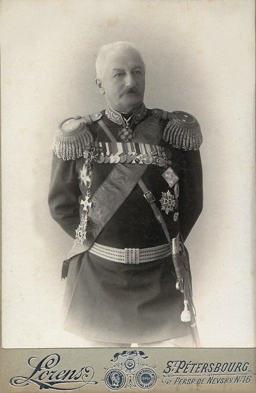 Général Konstantin Pavlovich Prezhbyano 1840-1905, 1898 - Petersburg . Photo studio Alfred Lorens