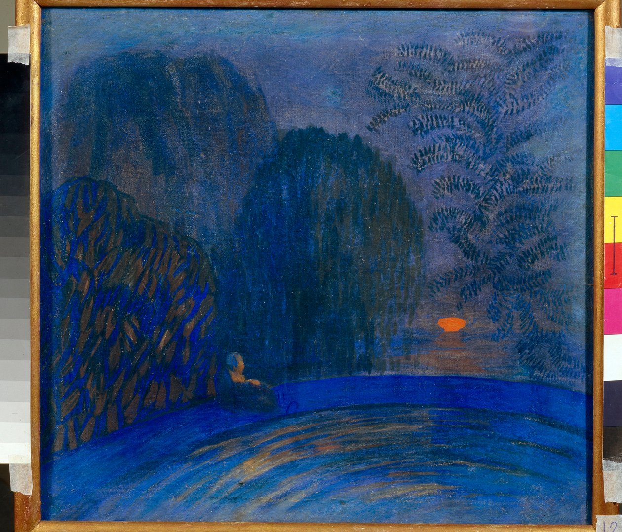 Motif de lune | Petr Savvic Utkin | Estampe d'art