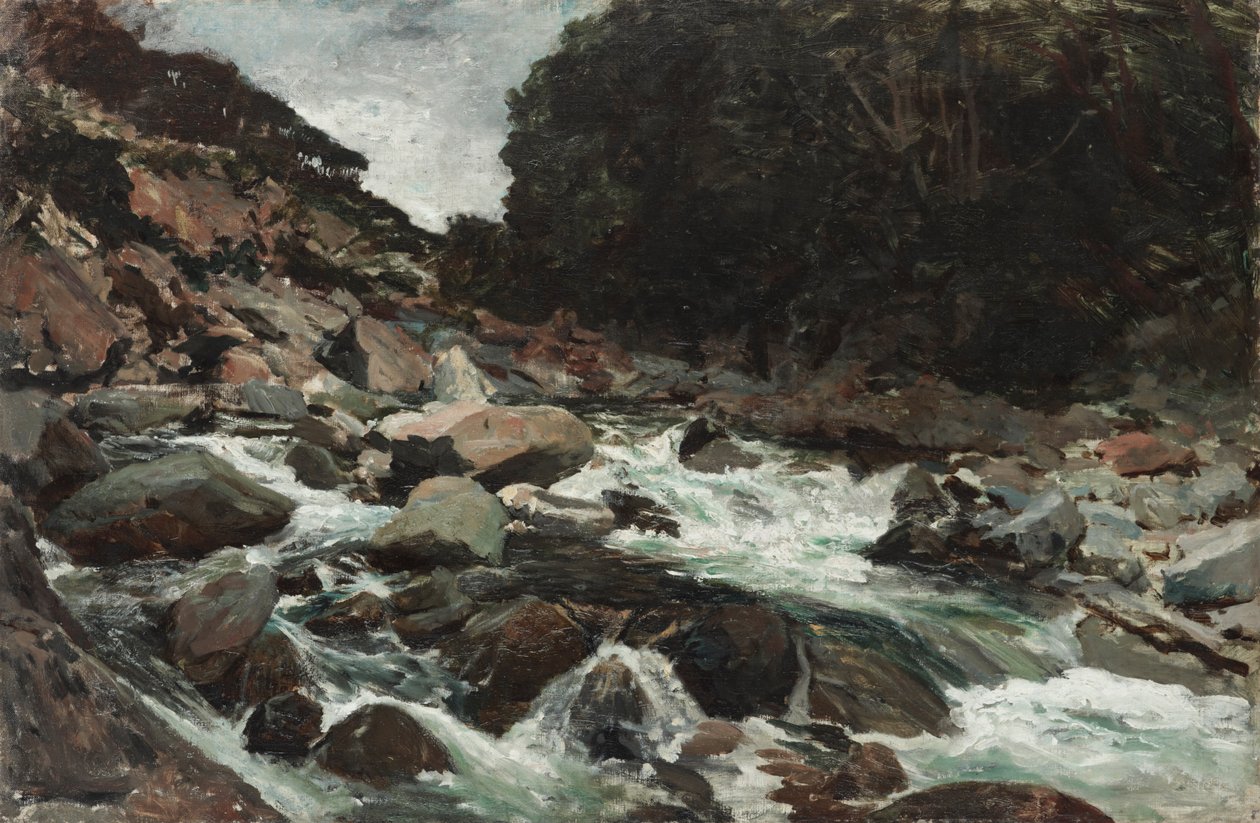 Ruisseau de montagne, gorge d