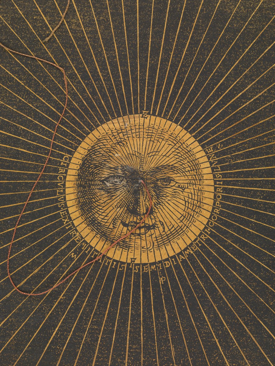 Volvelle donnant les règles pour prédire les éclipses solaires et lunaires - Petrus Apianus