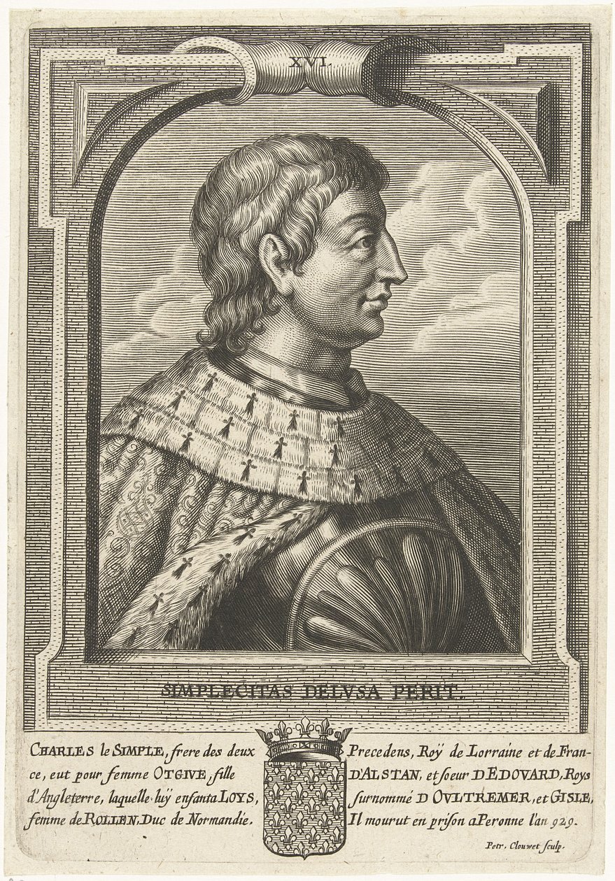 Charles III le Simple, roi de Francie occidentale - Petrus Clouwet