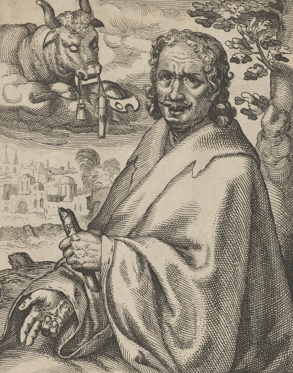 Luc, des Quatre Évangélistes, 1610-20 - Petrus Feddes