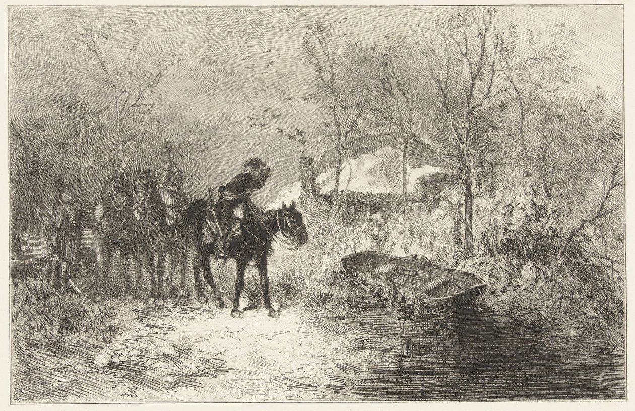 Une reconnaissance dans la neige - Petrus Johannes Arendzen