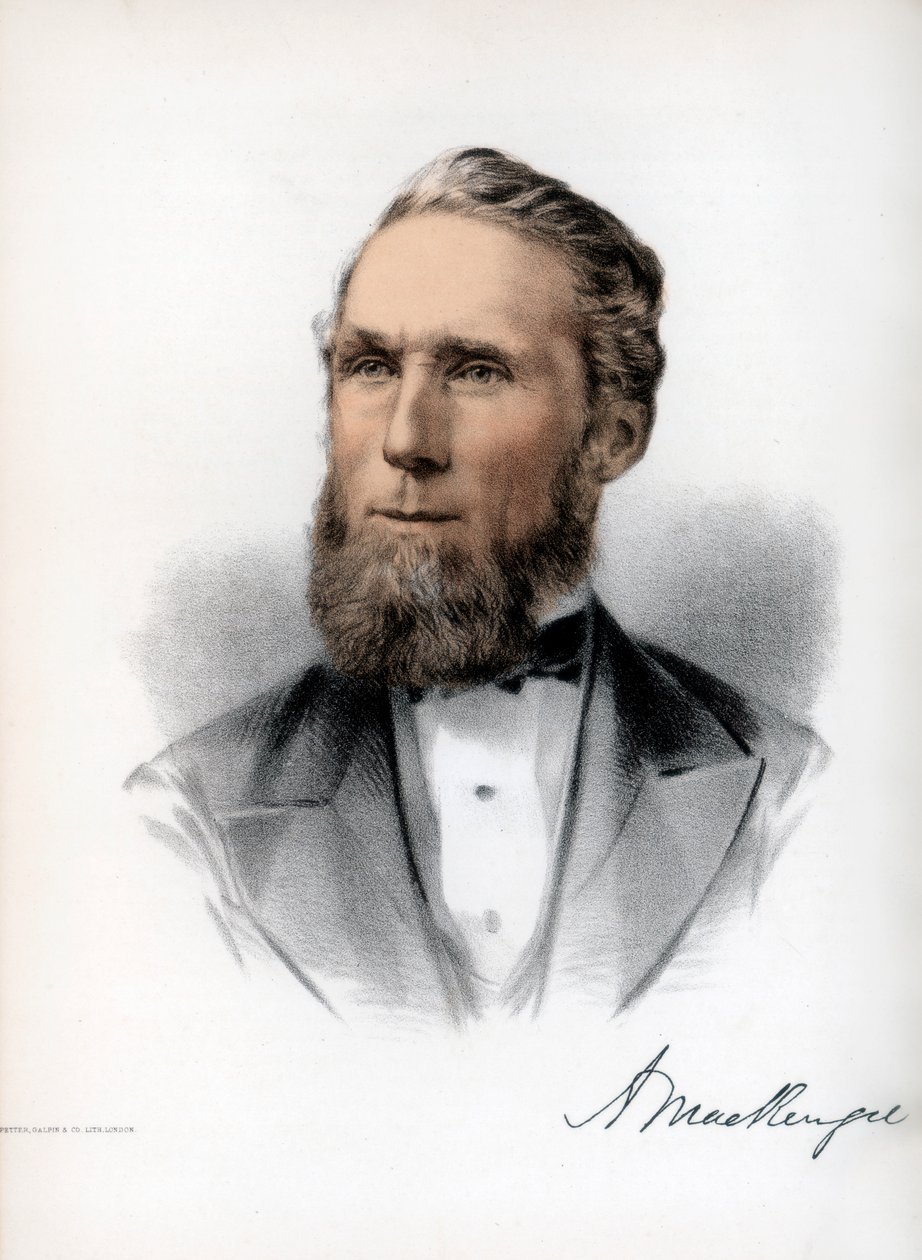 Alexander Mackenzie, deuxième Premier ministre du Canada, vers 1890 - Petter and Galpin Cassell