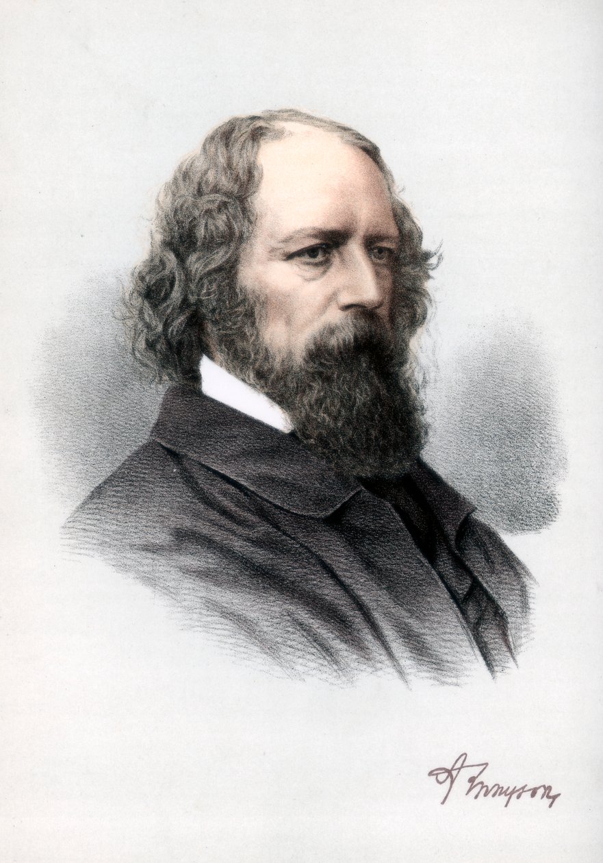 Alfred Tennyson, 1er Baron Tennyson, poète anglais, vers 1890 - Petter and Galpin Cassell