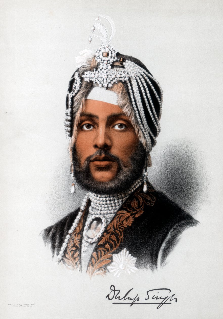 Duleep Singh, souverain sikh, vers 1890 - Petter and Galpin Cassell