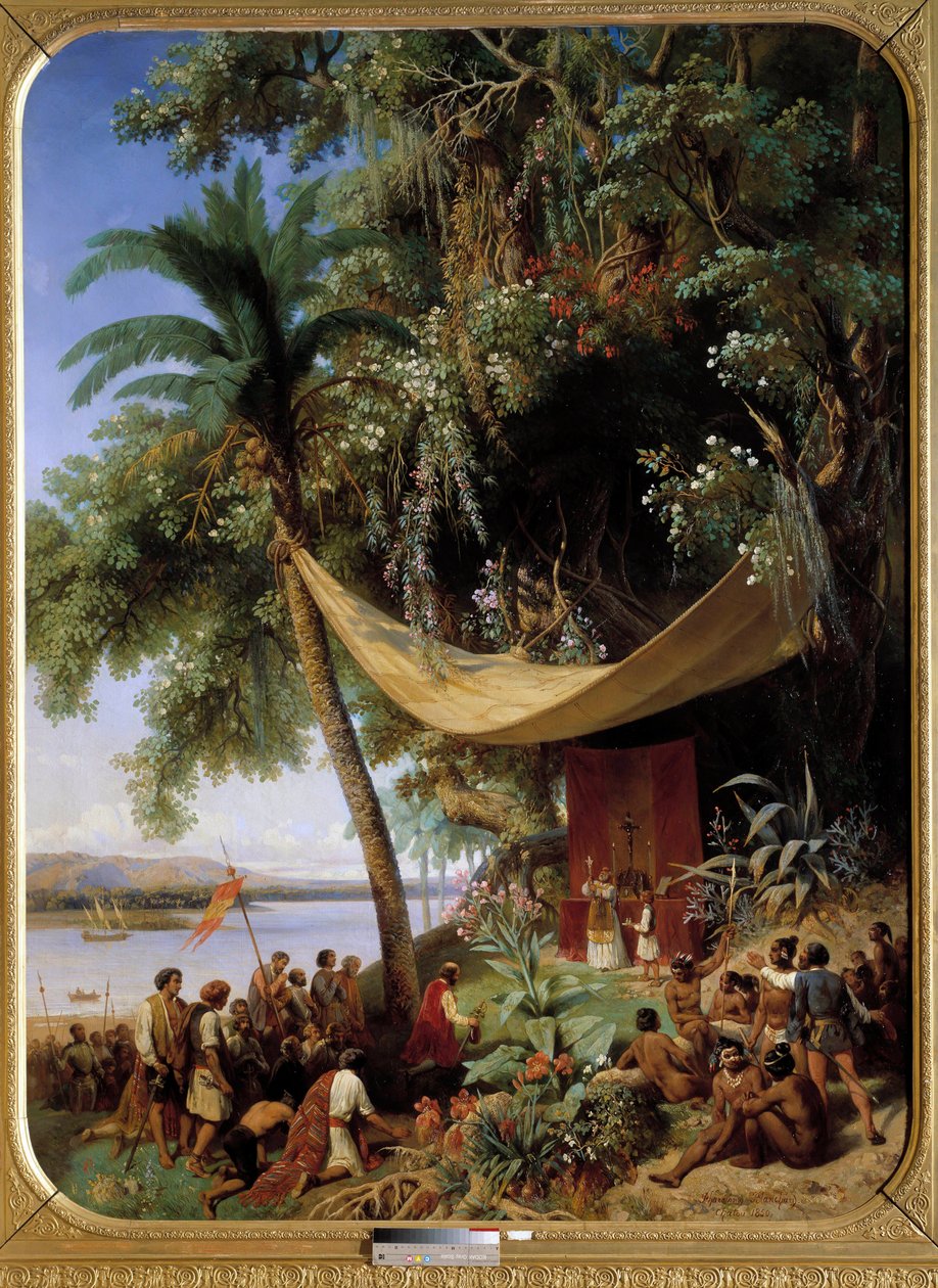 La première messe en Amérique - Pharamond Blanchard