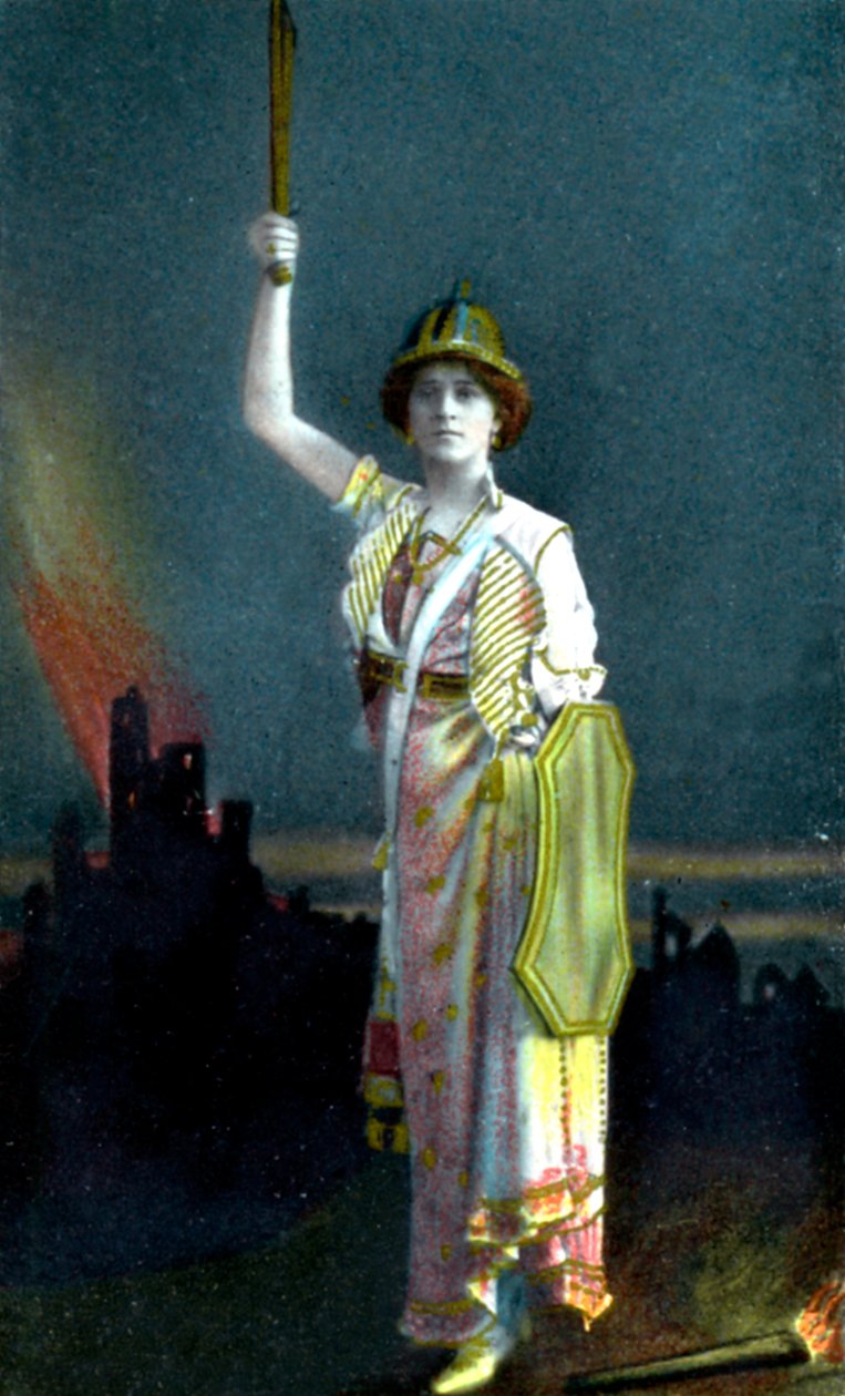 Zena Dare 1887-1975, chanteuse et actrice anglaise, 1908 - Philco Publishing Company